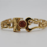 Best Gold Plated OM Damru Trishul Rudraksha hand Bracelet