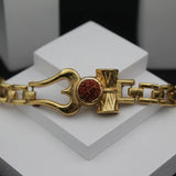 Best Gold Plated OM Damru Trishul Rudraksha hand Bracelet