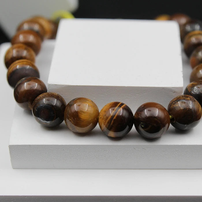 Brown Crystal Gem Stone Aesthetic Bracelet