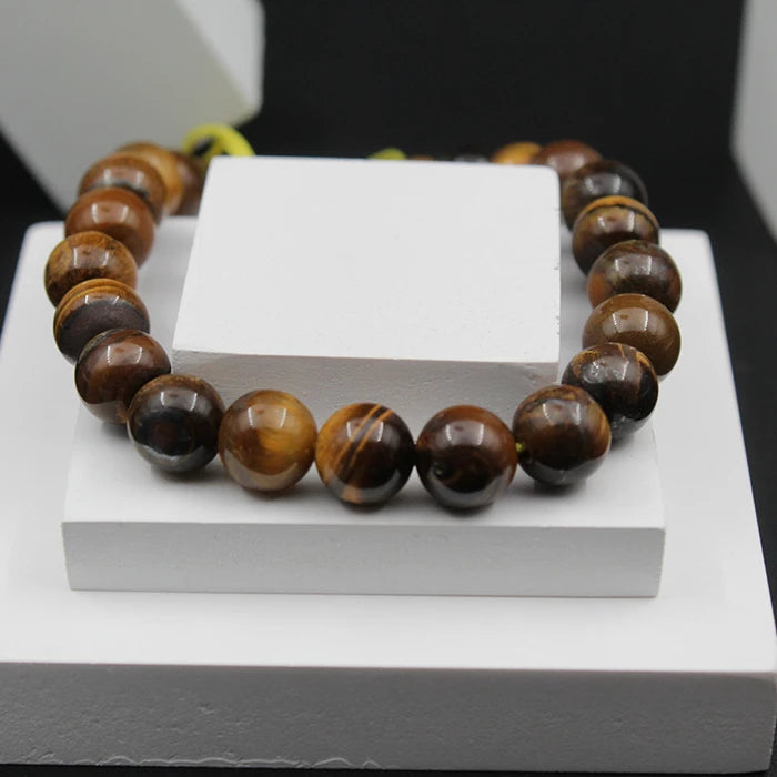 Brown Crystal Gem Stone Aesthetic Bracelet