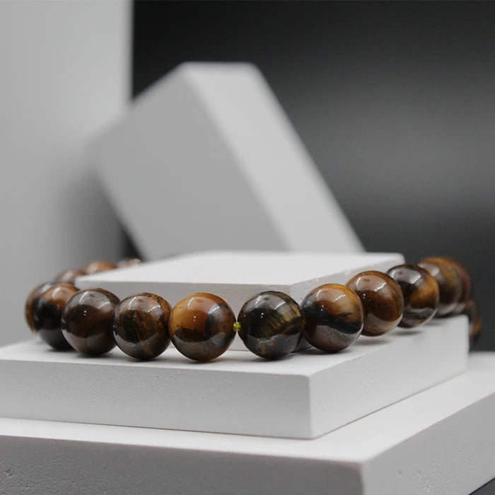 Brown Crystal Gem Stone Aesthetic Bracelet