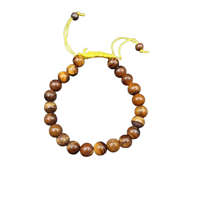 Brown Crystal Gem Stone Aesthetic Bracelet