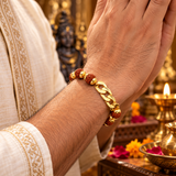Brown Rudraksha Chain Bracelet