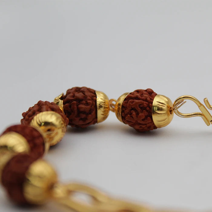 Golden Cap Rudraksha 