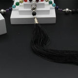 Buddha Black Stone Beads Mala