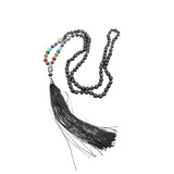 Buddha Black Stone Beads Mala