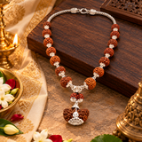 Certified 1-14 Mukhi Gaurishankar Rudraksha Indoneasia Kanthi Mala (43.52 G)