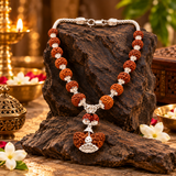 Certified 1-14 Mukhi Gaurishankar Rudraksha Indoneasia Kanthi Mala (43.52 G)