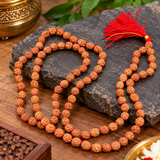 Certified 4 Mukhi 108 Beads Rudraksha Mala