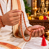 Certified 4 Mukhi 108 Beads Rudraksha Mala