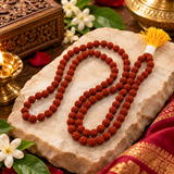 Certified 5 Mukhi Rudraksha Mala (yellow packaging)