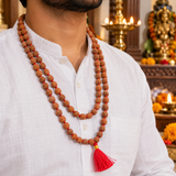 Certified 8 Mukhi 108 Beads Rudraksha Mala