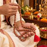 Certified 9 Mukhi 108 Beads Rudraksha Mala