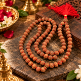 Certified 9 Mukhi 108 Beads Rudraksha Mala