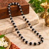 Certified Karungali Malai Silver Cap (Shaligram Mala)