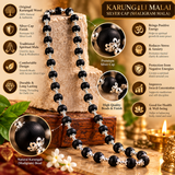 Certified Karungali Malai Silver Cap (Shaligram Mala)