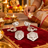 Combo of Naag Nagin Kachua Machh Set of Silver