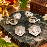 Combo of Naag Nagin Kachua Machh Set of Silver