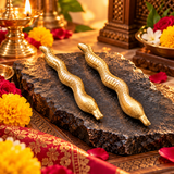Gold Naag Nagin Pair for Kaal Sarp Dosh and Vastu l Naag Nagin Ka Joda Big