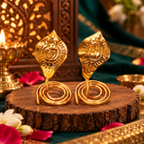 Gold Plated Nag Nagin Joda Small Size (3cm)