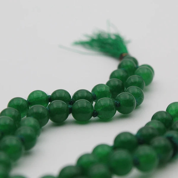 Original Green Hakik (Hakeek) Mala 108 Beads