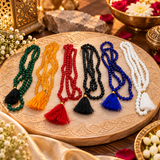 Hakik Mala Combo Pack Of 6,Natural Beads Hakik Agate Mala For Men Women