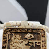 Hanumanji Jai Shree Bhageshwar Dham Tulsi White Beads Mala
