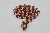 Original Silver Cap Rudraksha Mala 54 Beads(BIG SIZE)