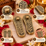 Maa Laxmi Ji Metal Charan Paduka (3 inch)