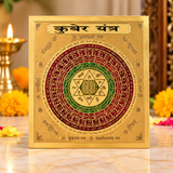 Multicolor Copper Kuber Yantra( 3X3)