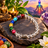 Multicolor Sphatik Bracelet