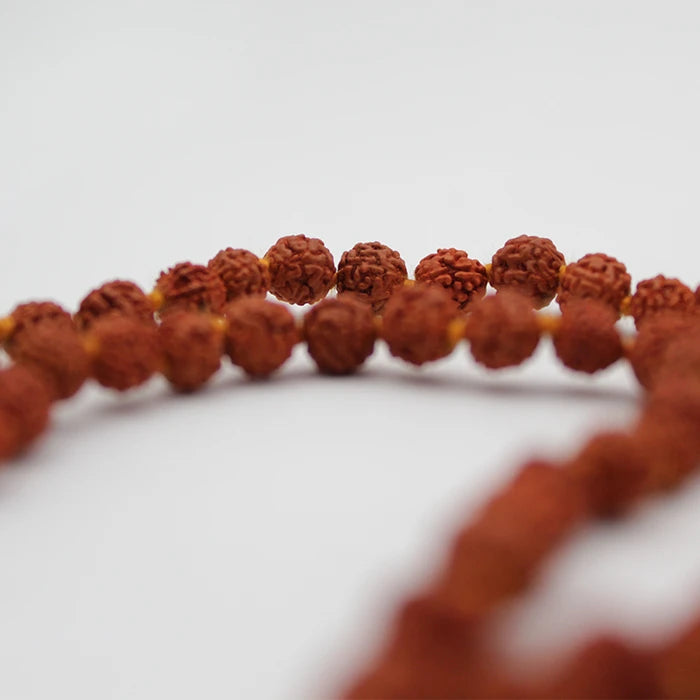 Original 108 Beads Rudraksha Jaap Mala 5-6mm Beads
