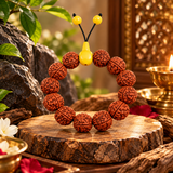 Original 5 Mukhi Big Rudraksha Bracelet