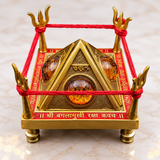 Original Baglamukhi Raksha Kavach Sutra Yantra (6inch)