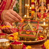 Original Baglamukhi Raksha Kavach Sutra Yantra (6inch)