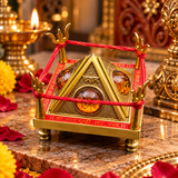 Original Baglamukhi Raksha Kavach Sutra Yantra (6inch)