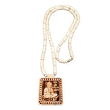 Original Big Size Jai Shree Bhageshwar Dham Pure White Tulsi Mala