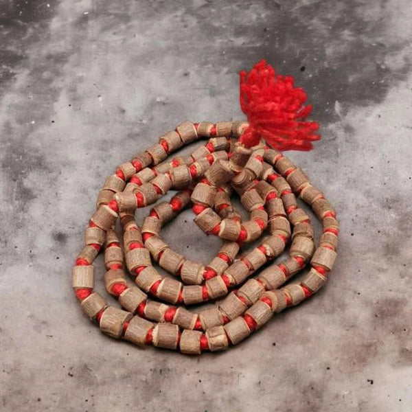 Original Big Size Red Thread  108 Beads Tulsi Mala