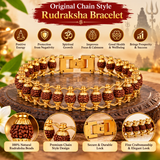 Original Chain Style Rudraksha Bracelet