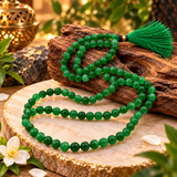 Original Green Hakik (Hakeek) Mala 108 Beads