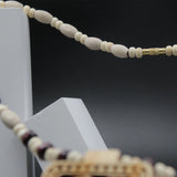 Original Jai Shree Bhageshwar Dham Red White Cylindrical Round Tulsi Mala Locket