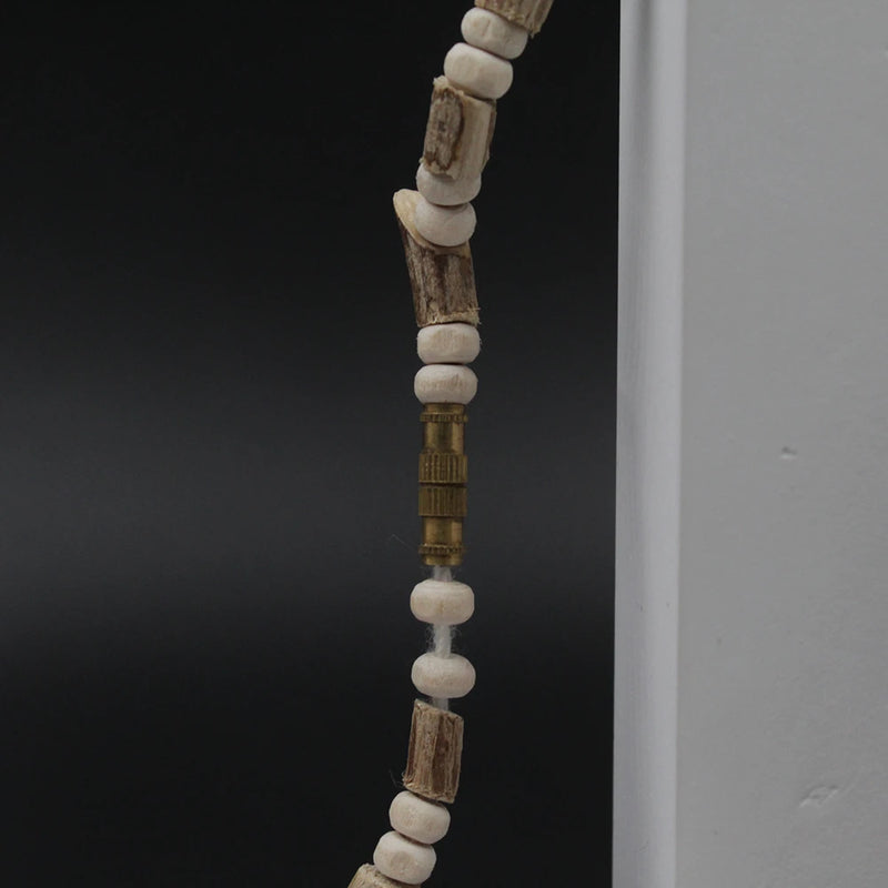 Original Long Size Jai Shree Ram Locket With Black White Round Beads Tulsi Mala