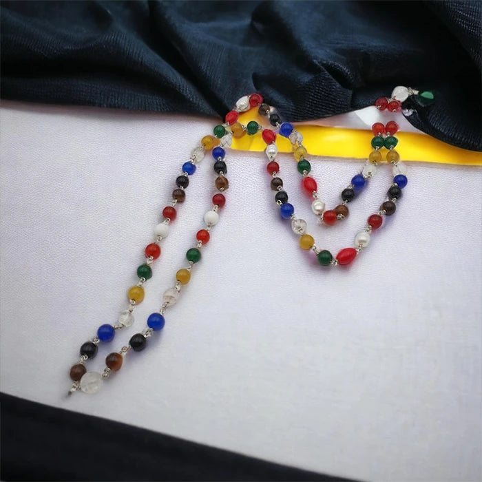 Original Navgraha Navratna Stone Mala Long Chain