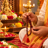 Original Neck Red (Lal) Chandan Mala 108 Beads