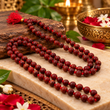 Original Neck Red (Lal) Chandan Mala 108 Beads
