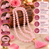 Original Rose Quartz Mala 108 Beads