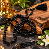 Original Sulemani Black Hakik 108 Beads 8mm Mala