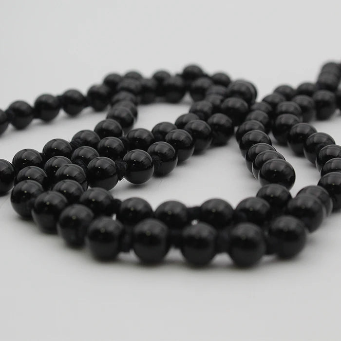 Original Sulemani Black Hakik 108 Beads 8mm Mala