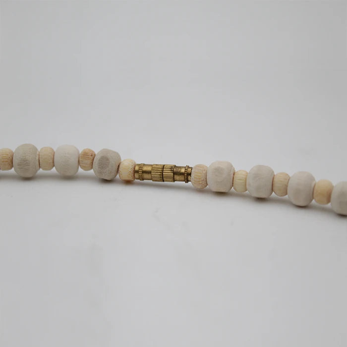 Original Wood Shri Ram Pendant With Tulsi Bead Mala 