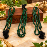 Pack Of 3 Combo Set Original Green Hakik (Hakeek) Mala Certified Jaap Mala 108 Beads for Men and Women